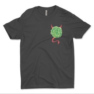 Custom printed devils lettuce T-shirt